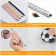 thumbnail image 2 of LAICAIW 2PCS Metal Inkless Pencil, Infinity pencil, Reusable Everlasting Pencil, Replaceable Nib Pencil with 2 Replaceable Nib for Writing Drawing Students Home Office School Supplies（Black & Silve, 2 of 7