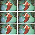 thumbnail image 2 of EREHome Joyeux Noël Set de Support de Plaque de Set de 6, Tapis de Table Protecteur 12x18 Pouces, 2 of 5