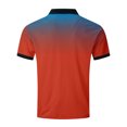 thumbnail image 4 of Shirts for Men, Mens Polka Gradient Lapel Button Sport Short-Sleeved Lapel Top Shirt, 4 of 5