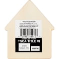 thumbnail image 2 of Plaid Wood Surfaces, 3D Unpainted Layered Shape, House, 3.5" x 4.12", 2 of 4