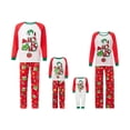 thumbnail image 2 of Ensemble de Pyjamas Assortis pour la Famille de Noël pour Enfants Adultes Raglan Imprimé à la Mode et Ensemble de Vêtements de Nuit pour Vêtements de Nuit, 2 of 8