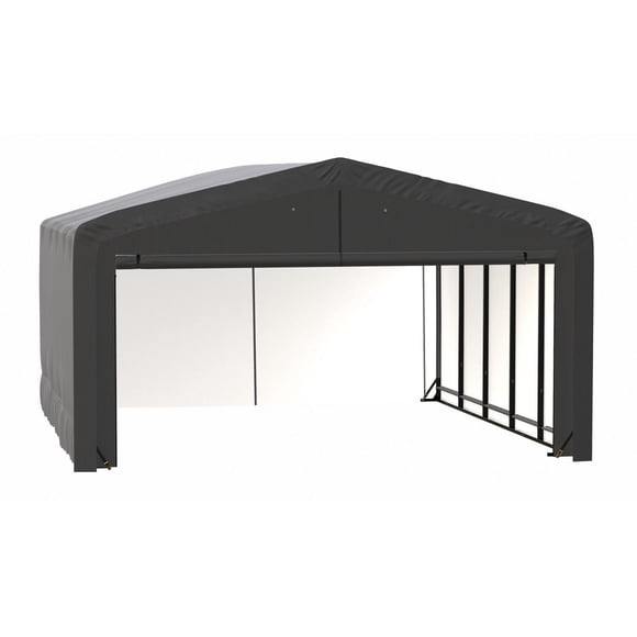 ShelterTube Wind and Snow-Load Rated Garage, 20x23x12 Gray