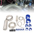 thumbnail image 1 of Radiator Hose Sleeve Stainless Steel Dress Up Hose Cover Kit Universal Radiator Hose Sleeving Set Extreme Heat Resistant for Vehicle, 1 of 7