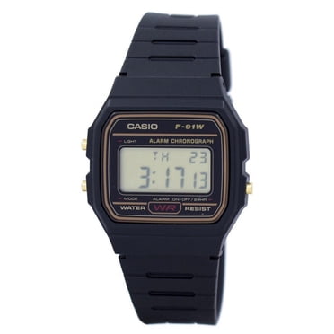 Casio Montre Chronographe Numérique avec Alarme F-91wg-9s F91wg-9s pour Homme