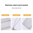 thumbnail image 4 of Stainless Steel Frying Basket Strainer Food Colander Mesh Fry Filter Mesh Basket For Potatoes Chips French Fries (Fine Mesh A Pattern), 4 of 8