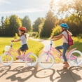 thumbnail image 4 of Costway Vélo pour Enfants 16 Pouces Bicyclette Ajustable pour Tout-Petit avec Roues Stabilisatrices pour Fille de 4 à 7 Ans Rose, 4 of 10