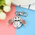thumbnail image 2 of TopLLC Keychains Fashion Gorgeous Owl Watch Clip Pocket Keychain Key chain, 2 of 8
