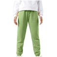 thumbnail image 3 of CHUANK Kids Boys Girls Sweatpants Workout Pants High Waisted Drawstring Trackpants Cinch Bottom Trousers, 3 of 5