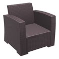 thumbnail image 2 of Siesta ISP831-BR Monaco Fauteuil Club de Patio en Résine Brun avec Coussin, 2 of 18
