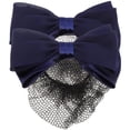 thumbnail image 1 of 2 Pcs Couvre-Chignon pour Femmes Filet Infirmière Nœud Papillon Pinces à Cheveux Accessoires pour Cheveux, 1 of 7