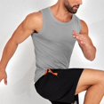 thumbnail image 4 of Chbgutlmr Mens Workout Tops Ribbed Scoop Neck Sleeveless Muscle Tees Fitting Sportwear Gym Tank Tops, 4 of 4