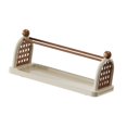 thumbnail image 4 of Elodie Coffee Mug Holder Gift Coffee Bar Organizer for Restaurant Cabinet Tea Party Cream White 1 Layer, 4 of 8