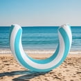 thumbnail image 2 of Pool Floats for Adults – Curved Inflatable Portable Light Weight for Lake Party Swimming Accessories for Outdoor Water, 2 of 6