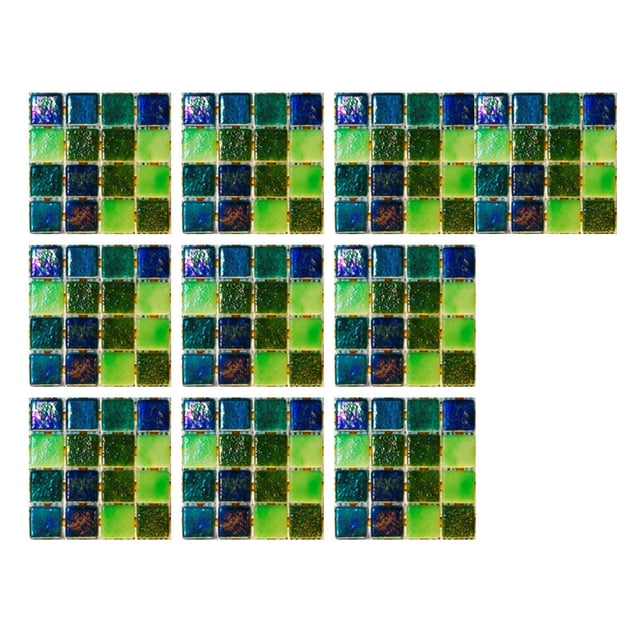 WIFKLSIIPG 10PC Peel and Stick Ceramic Tile Paste 3D Lattice Ceramic Tile Paste DIY Waterproof Self Adhesive Wall Sticker