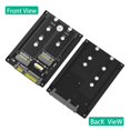 thumbnail image 4 of NGFF SSD Converter To 2.5 Inch  3.0 Card, PCB Iron Durability Dual NGFF B M Key M.2 SSD Card Driver Free Practical 6Gbps  for 2230 2242 2260, 4 of 7