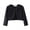 Black, variant on MEZZALL Toddler Kids Baby Little Girls Lace Princess Bolero Cardigan Shrug Tops Clothes Cozy Dailywear, White, 2-3 Years