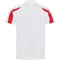 thumbnail image 2 of AWDis Just Cool Mens Short Sleeve Contrast Panel Polo Shirt, 2 of 2