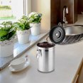 thumbnail image 4 of Garosa Coffee Container Large Airtight Stainless Steel Black Kitchen Sotrage Canister for Coffee, 4 of 6