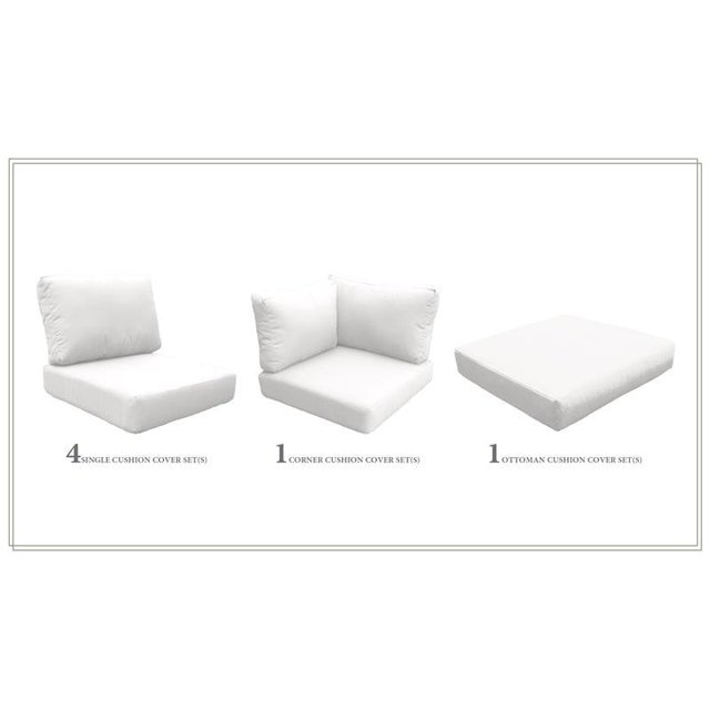 Coussin Haut pour FAIRMONT-08g en Voile Blanche