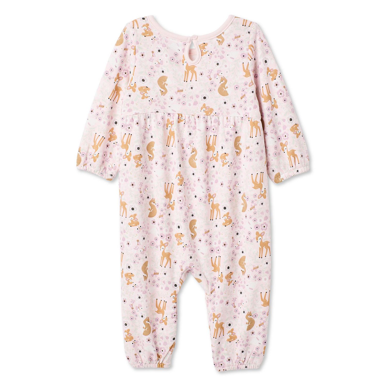 Barboteuse en tissu éponge suédé George pour bébés filles