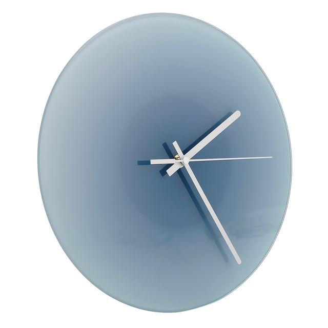 12 Inch Wall Clock, Battery Operated Round Wall Clock, Silent Wall Clock Living Room Clock Modern Wall Clock Decorative Table Clock Hanging Clock for Kitchen Office