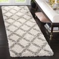 thumbnail image 1 of Safavieh Hudson Franklin Tapis Géométrique Diamants Shag, 1 of 4