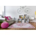 thumbnail image 2 of Ladole Rugs Geode Antique Style Polypropylene Indoor Durable Traditional Area Rug Carpet Tapis in Pink Grey, 2 of 4