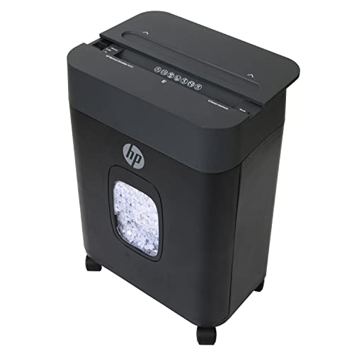 Adler HP MC83 Microcut Shredder with Casters, Black