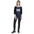 thumbnail image 4 of Inkmeso T-Shirt Raglan pour Femmes à Manches 3/4 Heureux Motivationnel Citation Nothing Haut en Jersey Graphique, 4 of 7