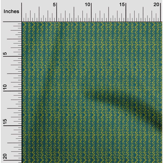 oneOone Cotton Silk Fabric Chevron Block Fabric Prints By Yard 42 Inch Wide