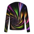 thumbnail image 5 of cllios Tee T-Shirt Graphique pour Hommes Grande Taille et Très Grande Taille T-Shirt Imprimé à Lignes Optiques 3D T-Shirt Léger à Manches Longues T-Shirt Décontracté à Col Rond Chandail d'Entraînement T-Shirts Moulants pour Hommes Tee, 5 of 5