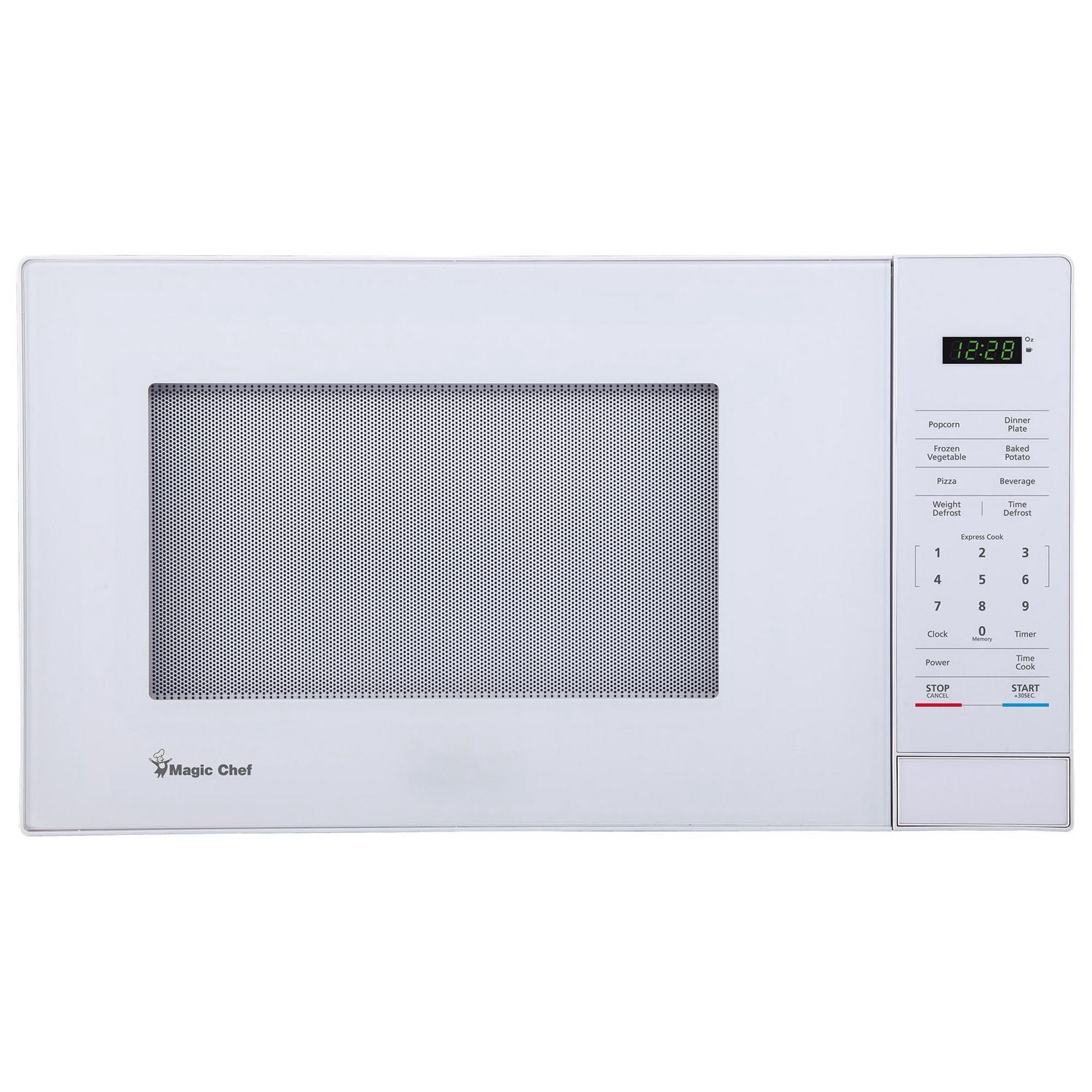 Refurbished Magic Chef 1.1 Cu. Ft. Countertop Microwave Oven White 1000W Model MC110MWF