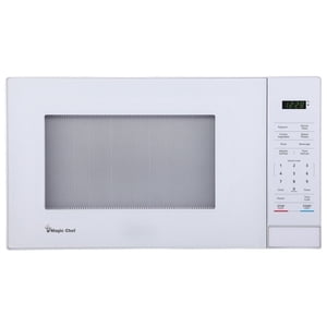 Refurbished Magic Chef 1.1 Cu. Ft. Countertop Microwave Oven White 1000W Model MC110MWF