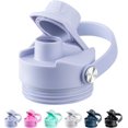 thumbnail image 1 of Bluwing Spout Lid for Yeti Rambler Water Bottle 18 26 36 64 oz, Replacement Lids with Handle for YETI Rambler Bottle, BPA Free Spout Cap, 1 of 7