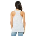 thumbnail image 2 of Bella Ladies Flowy Racerback Tank, L, White Marble, 2 of 3
