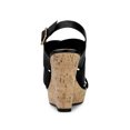 thumbnail image 2 of BLISSFUL STEP Women's Platform Heels Ankle Strap Wedges Sandals, 2 of 7