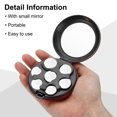 thumbnail image 4 of Uxcell Coin Dispenser Storage, Portable Change Sorter Aluminum Case, Black, Silver Tone, 4 of 6