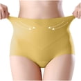 thumbnail image 2 of Womens Stretch High Waisted Seamless Underwear No Show Tummy Control Panties Soft Postpartum Full Coverage Briefs, 2 of 7