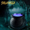thumbnail image 3 of Us Version 12Led Halloween Witch Cauldron Fog Machine Plastic Construction Color Changing Led For Themed Parties And Home Decoration B, 3 of 7