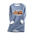 thumbnail image 2 of Blouses pour Femmes Mode Décontractée Manches Longues Col Rond Blouses et Chemises Chandail Ras du Cou Femmes en Liquidation, 2 of 3