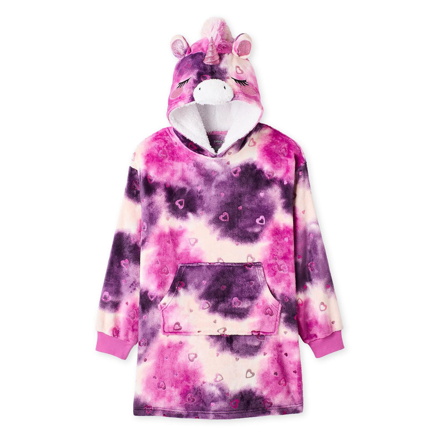 George Girls' Plush Lounge Hoodie