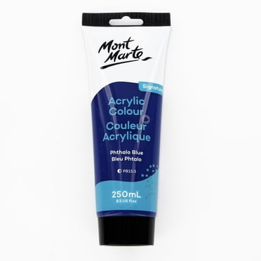 MONT MARTE Acrylic Colour Paint - Phthalo Blue, 250 mL (8.45 oz) Tube