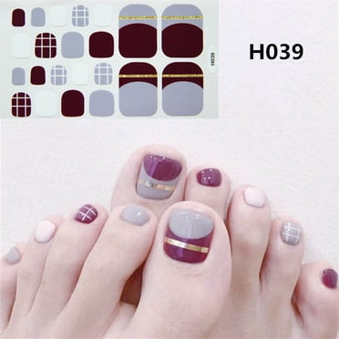 EGNMCR Nail Stickers Foot Stickers Foot Nail Stickers For Female DIY Nail Decoration Art nail stickers