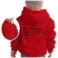 thumbnail image 1 of PMVFHDE Liquidation Automne Sweat à Col Rond Sweat à Capuche pour Filles Manches Longues Sweat Graphique Mignon Pull pour Enfants Vêtements pour Filles Rouge,120, 1 of 5