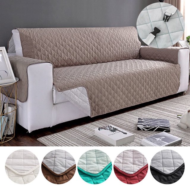 CHOK 2024 Sofa Cover Water Resistant Slipcover Furniture Protector Washable Couch Cover Dog Couch Cover Protector with Elastic Straps Durable Sofa Covers
