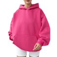 thumbnail image 2 of IMENGL Hoodies oversized sweatshirts pullover, Pink M, Size M-XL, 2 of 7