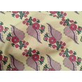 thumbnail image 4 of oneOone Cotton Cambric Fabric Leaves Block Print Sewing Fabric BTY 56 Inch Wide, 4 of 4