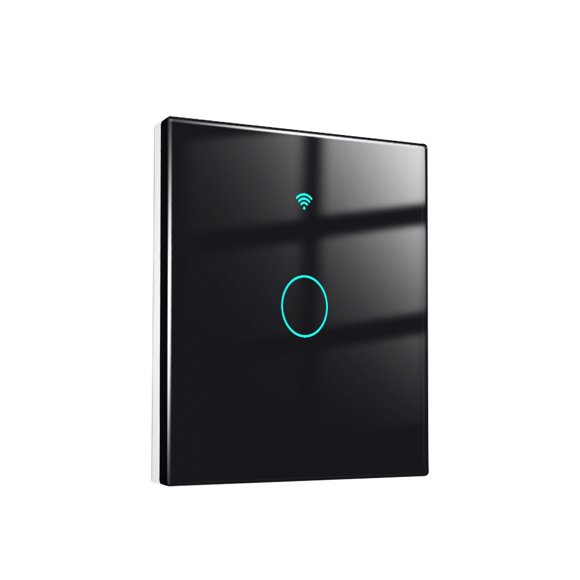 ziyahi Tuya Smart Light Switches App Remote Control Panel Voice Timing Module Household Office Living Room White Black