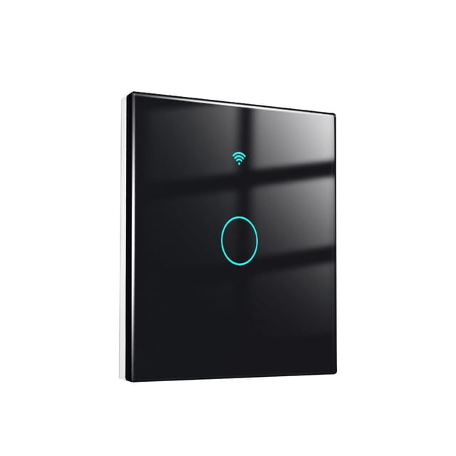 ziyahi Tuya Smart Light Switches App Remote Control Panel Voice Timing Module Household Office Living Room White Black