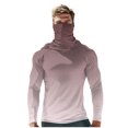 thumbnail image 2 of Handshe Summer Print Lightweight Skin Jacket, Breathable Sun Protection UPF 50+ UV Resistant with Face Cover Sleeves, Hiking Outdoor Sports Rash Guard Hooded Shirt,Plus Size, 2 of 5